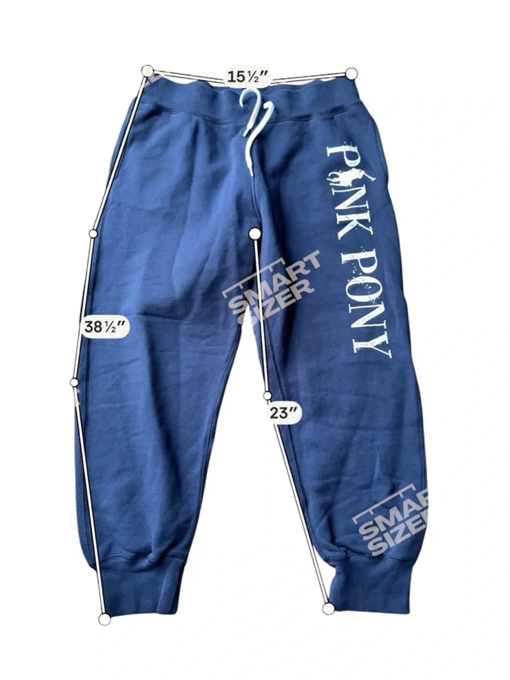 Polo Ralph Lauren Women's Pink Pony Fleece Sweatpants Navy Size Medium - Picture 4 of 11